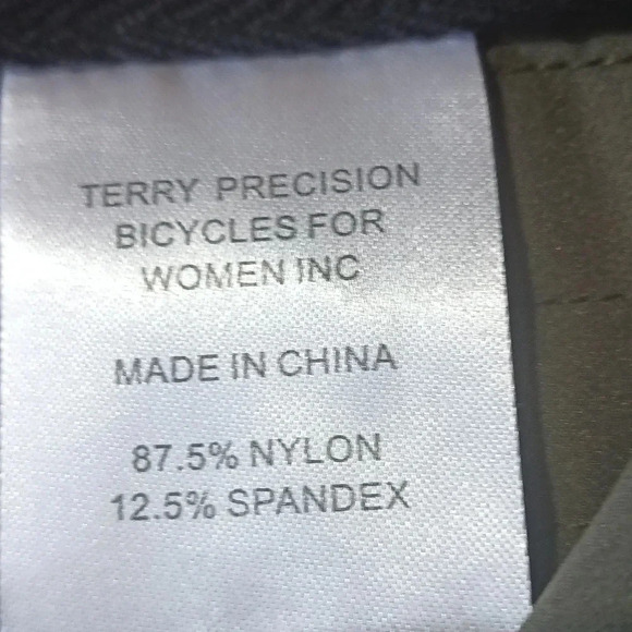 Bike Skirt green back zipper pocket front zip from top & bottom snap M - Picture 9 of 14